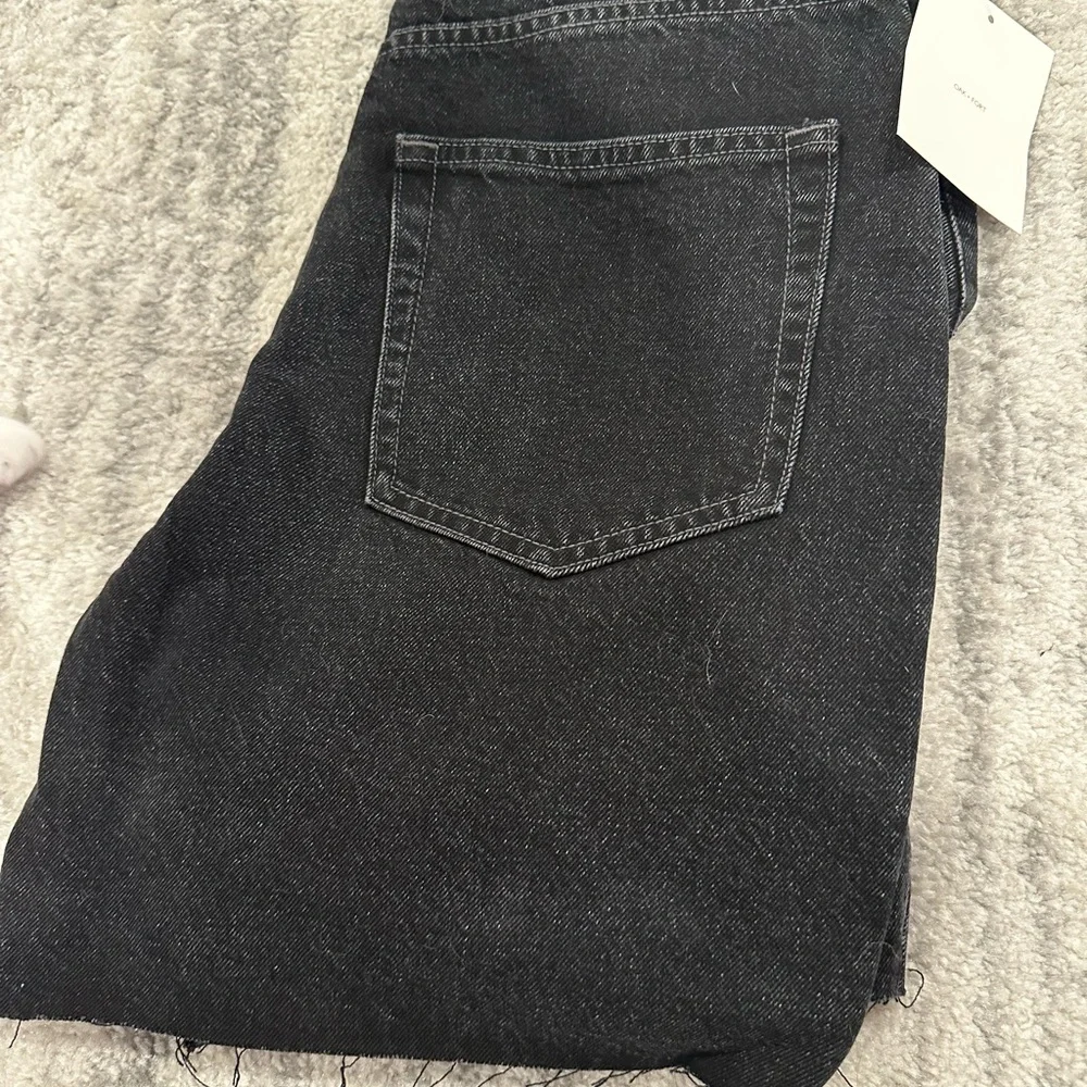 OAK + FORT Black Denim Shorts - Picture 7 of 7